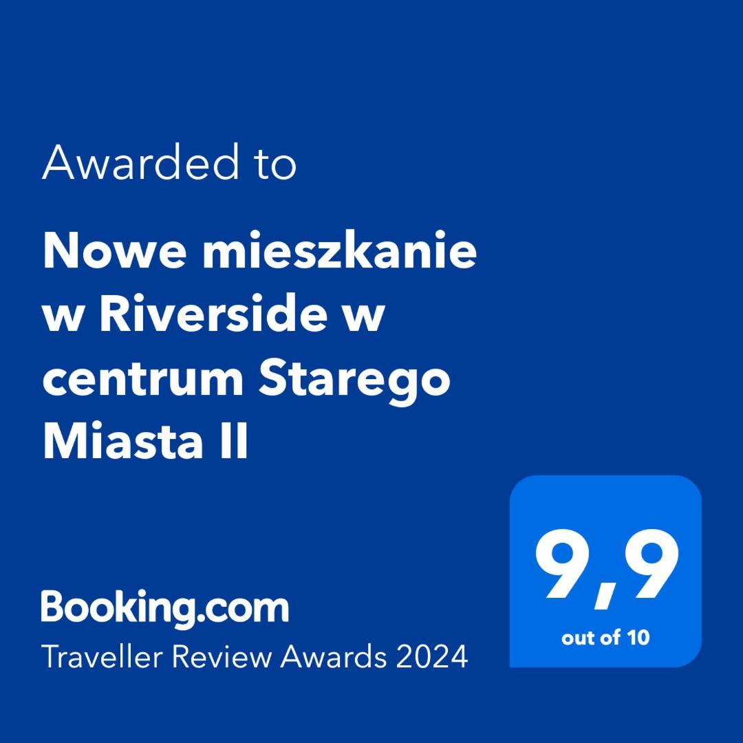 Nowe Mieszkanie W Riverside W Centrum Starego Miasta II Z Parkingiem Гданськ Екстер'єр фото